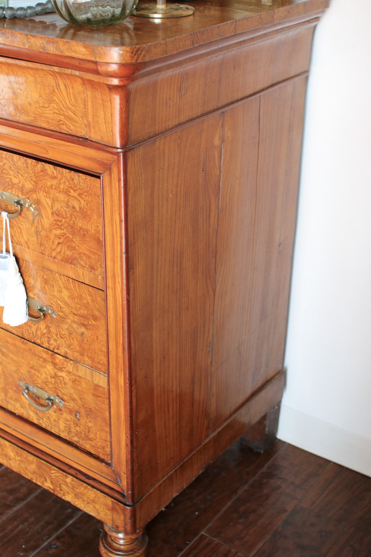 Antique Burled Italian Chest