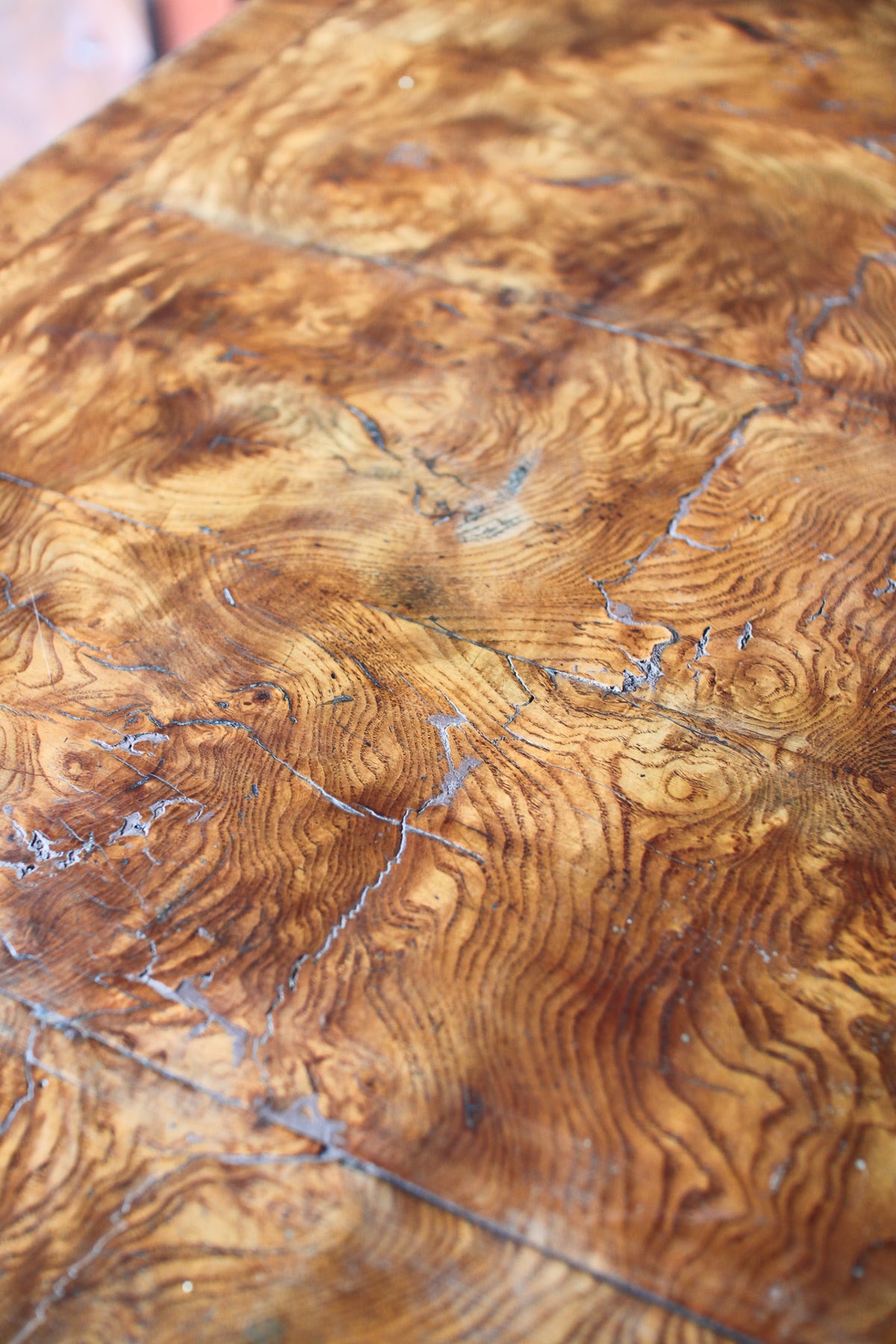 Antique Burled Italian Chest